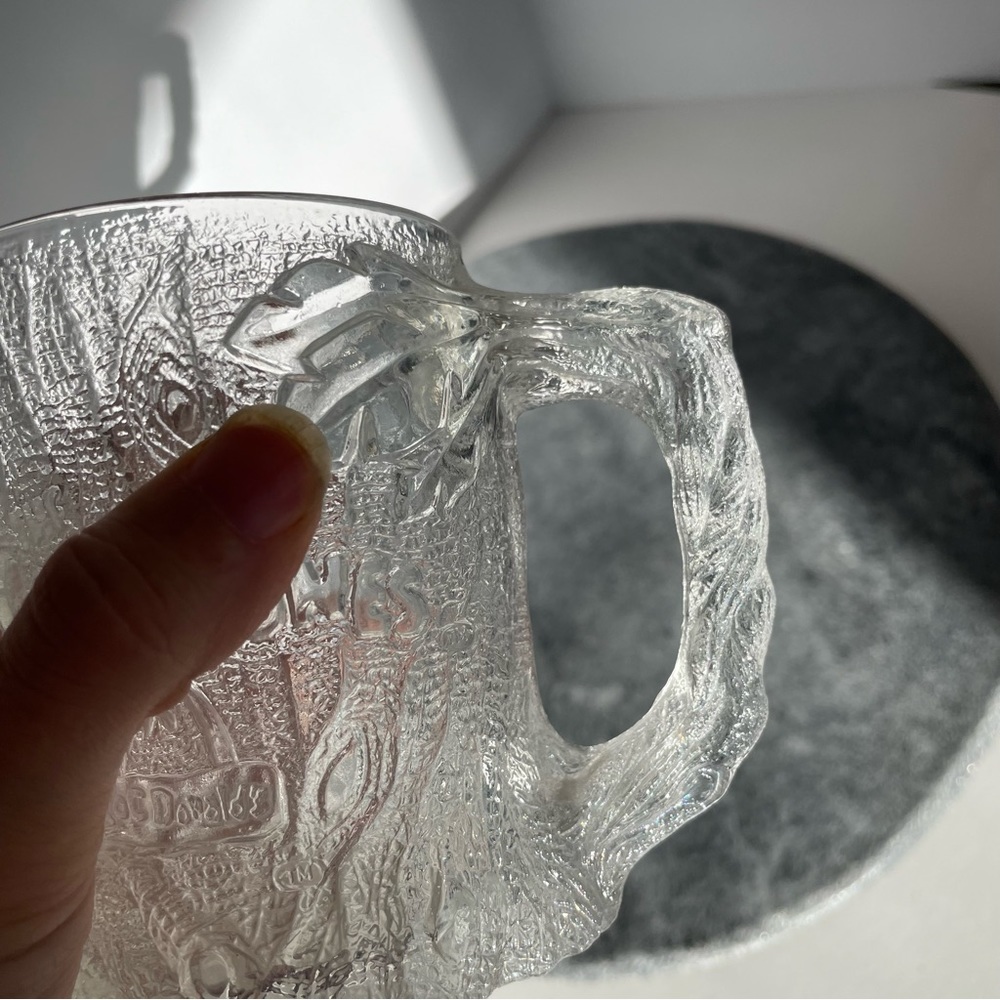 Vintage McDonalds Flintstones Glass Tree Mug Cup - Picture 7 of 9